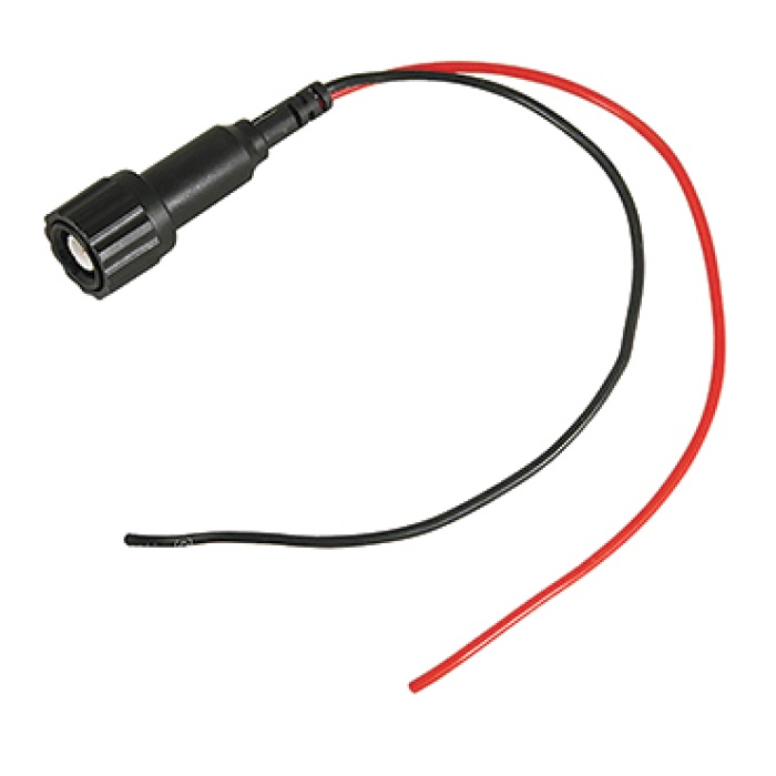 BNC Breakout cable with Insulated BNC male to blunt cut wire ends.