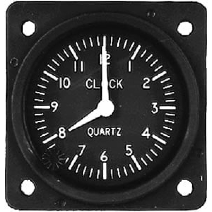 CLOCK/12-32 volts, lighted,specify 14 or 28 volt for light tray when ordering.