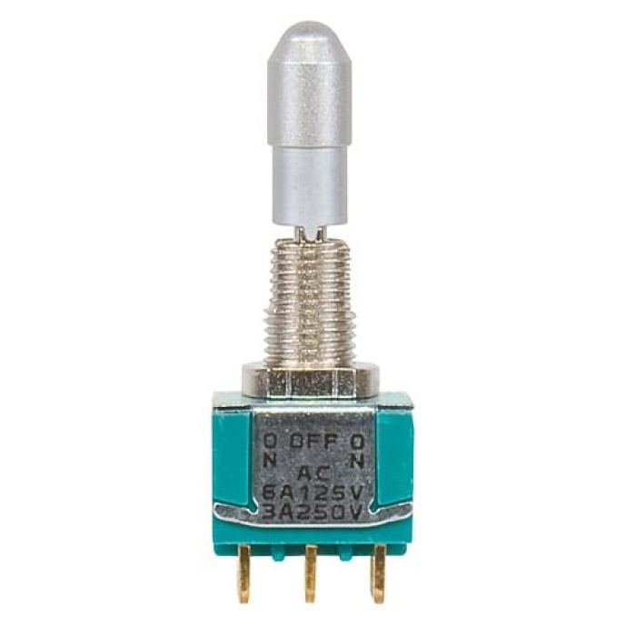 Green Series Toggle Switch | Locking, DPDT, ON-OFF-ON