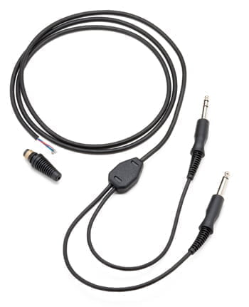 MONAURAL REPLACEMENT HEADSET CABLE/5' replacement cable with PJ-055 and ...