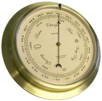 ELECTRONIC BAROMETER/Antique brass finish Sale - Generation Pilot