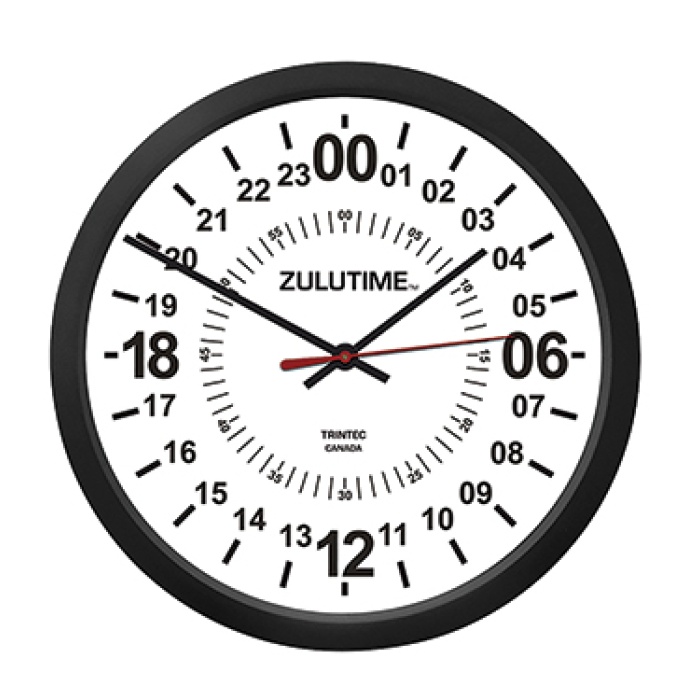 ZULU 24 HOUR CLOCK/White, 10