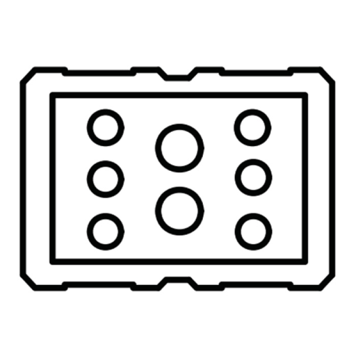 M81714/61 Series II Distribution Socket Junction Module | 1 Bus, Size ...