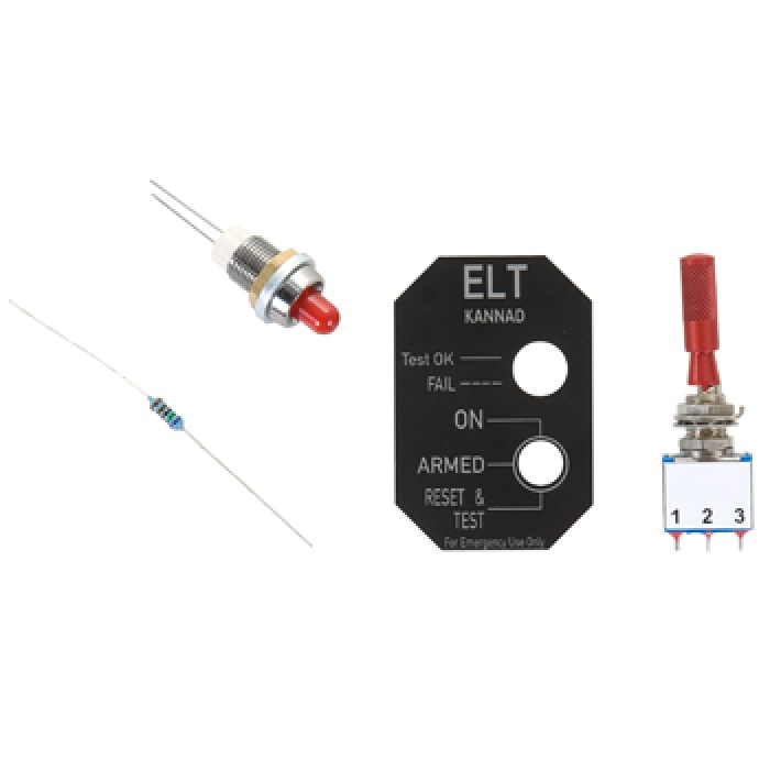 RC100 ELT Remote Control Panel Kit | For Kannad ELTs