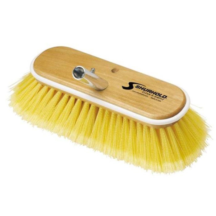 Classic Deck Brush | 10 Inch, Soft Yellow